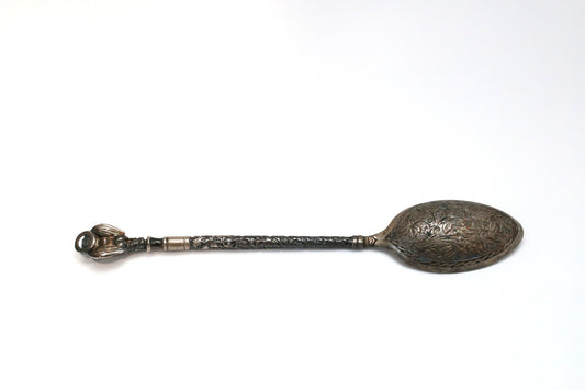 Vintage Sterling Silver Ornate Teaspoon, 13.6g