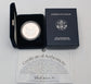 2003 W American Eagle 1oz Silver Proof Coin w/ Case, Box & COA