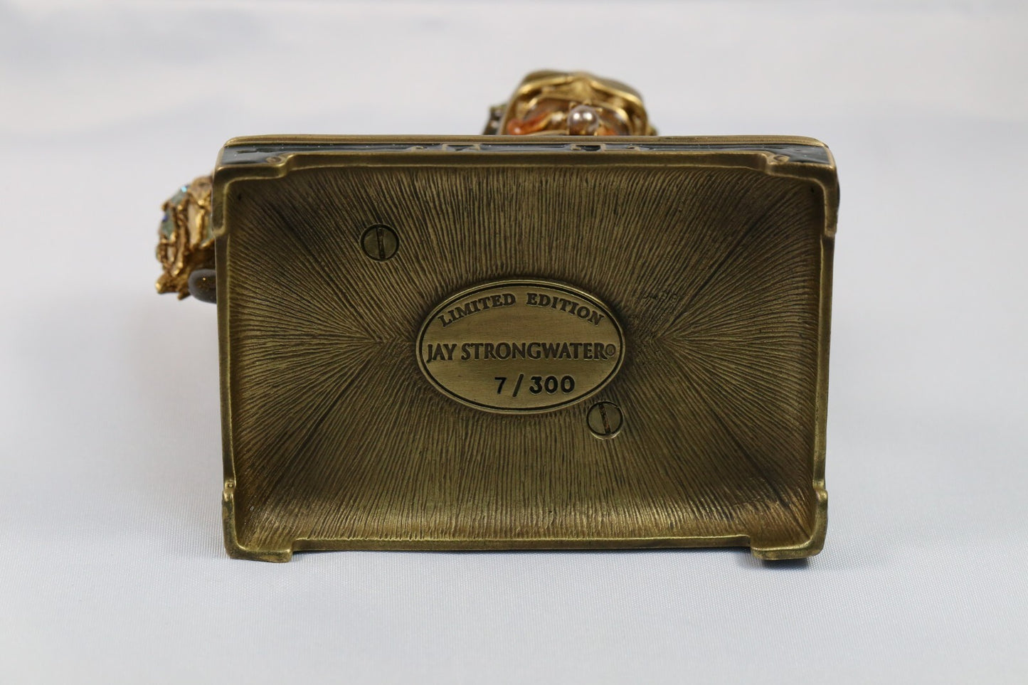 Jay Strongwater Limited Edition 7/300 "Gilgamesh" Foo Dog Figurine