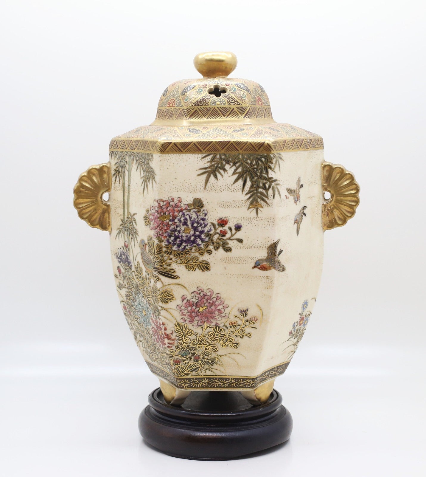 Antique Japanese Satsuma Vase