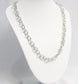 Judith Ripka Sterling Silver Oval Link Toggle Necklace, 18 inches - 52.7g