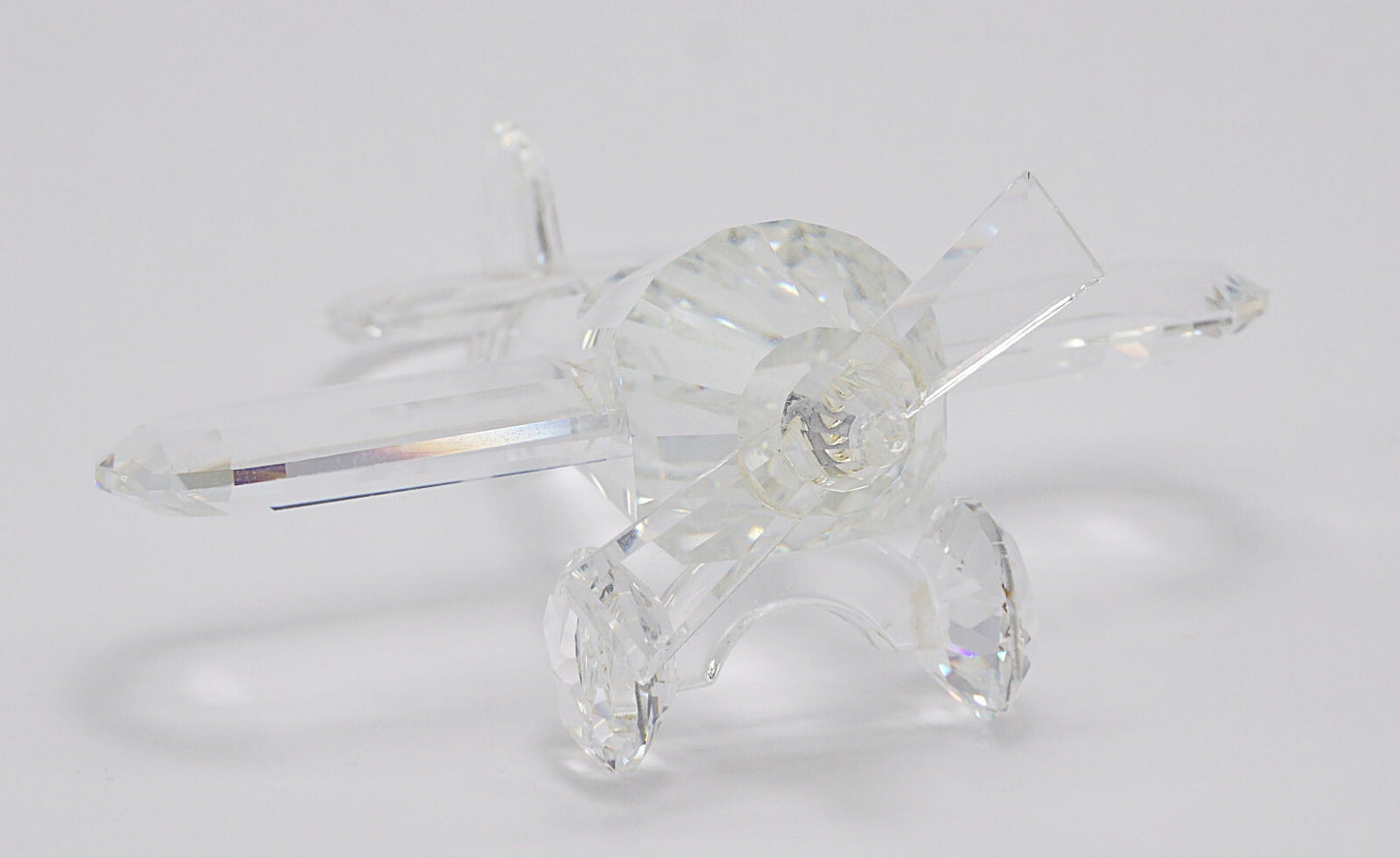Swarovski 152111 Retired Crystal Airplane Figurine