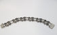 Vintage Sterling Silver Fan Motif Link Bracelet, 7 inches - 19.0g