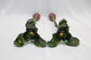 Jay Strongwater (2) Tall Floral Candlestick Holder
