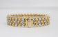 Chimento 18k Yellow & White Gold Mesh Bracelet, 7.5 inches - 27.4g