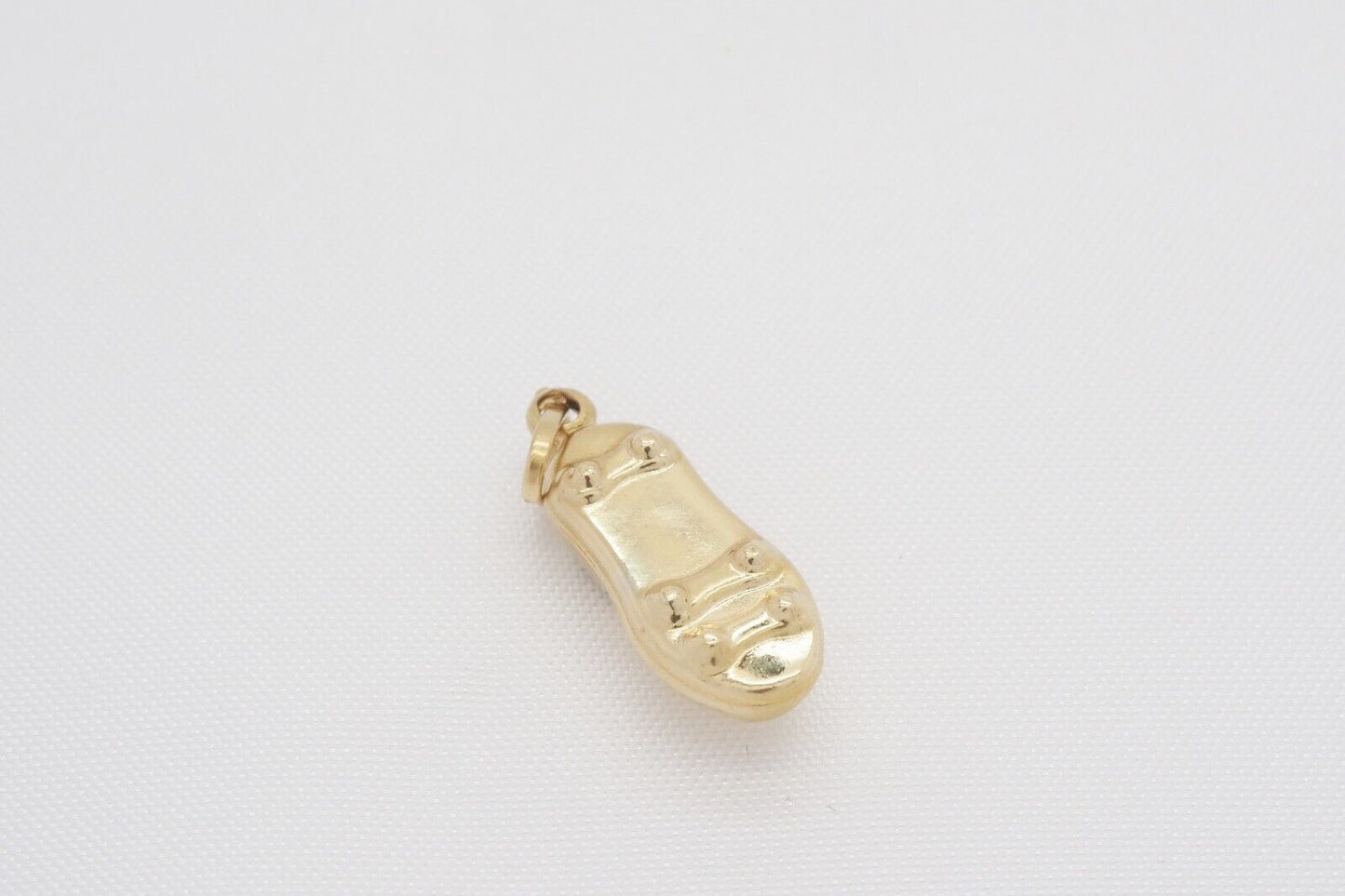 18k Yellow Gold Soccer Cleat Charm - 1.6g