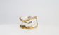 Allen Jacobsen Modernist Silver & Gold Organic Cuff Bracelet, 6.5 inches - 106.5g
