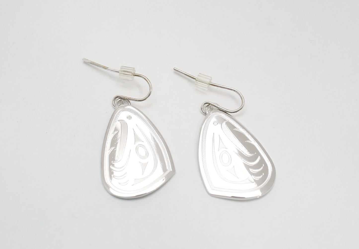 Birks 2007 Vancouver Olympic Sterling Silver Dangle Earrings, 7.3g