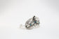 Sterling Silver Feather Cuff Bracelet, 6 inches - 20.6g