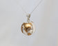 Vintage Sterling Silver Globe Pendant with Bell, 19.1g