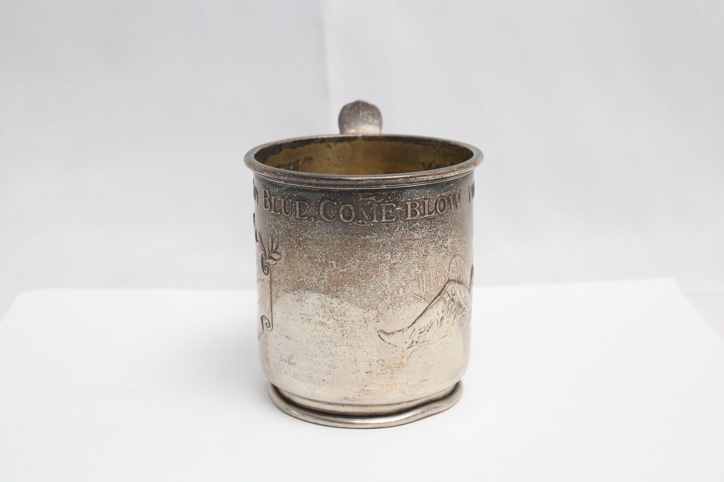 Antique Engraved Silver Cup Circa 1910s - 161.0g