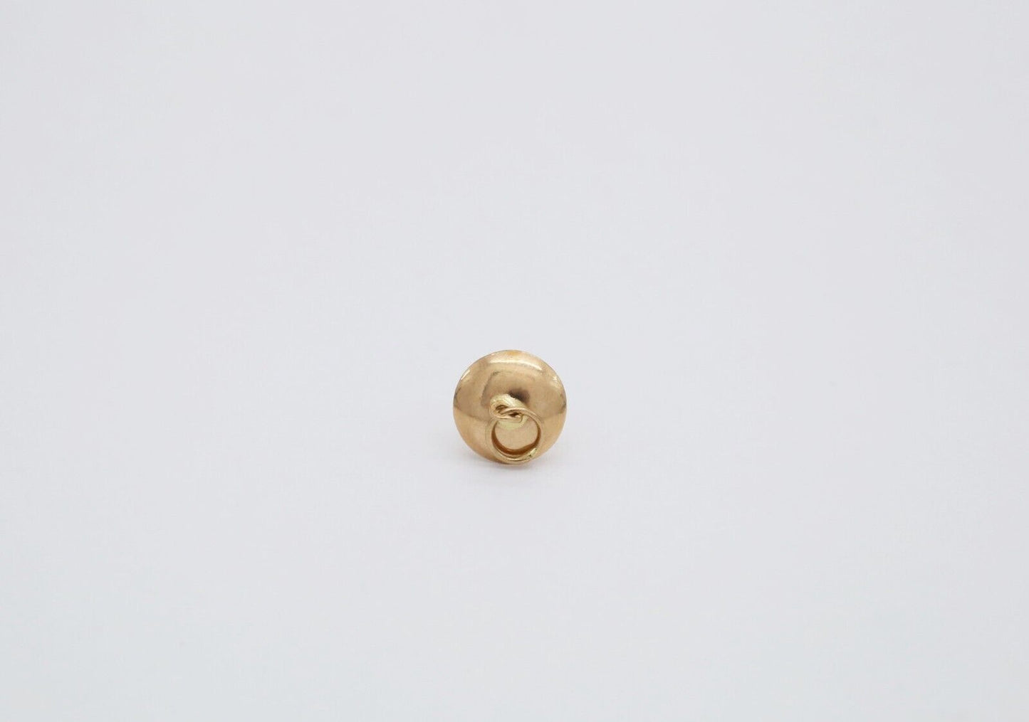 19.2k Portuguese Gold Baby Pacifier Charm, 0.8g