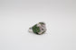 18k White Gold Tsavorite Garnet, Kunzite & Diamond Ring, Size 7 - 16.0g