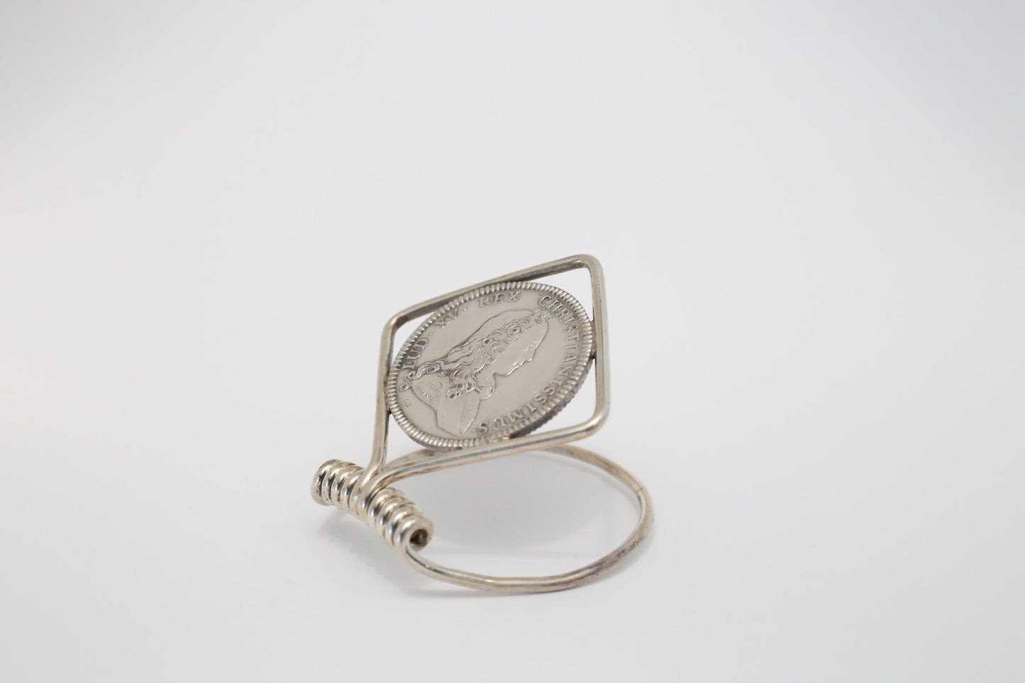 Vintage Sterling Silver Coin Money Clip, 24.2g