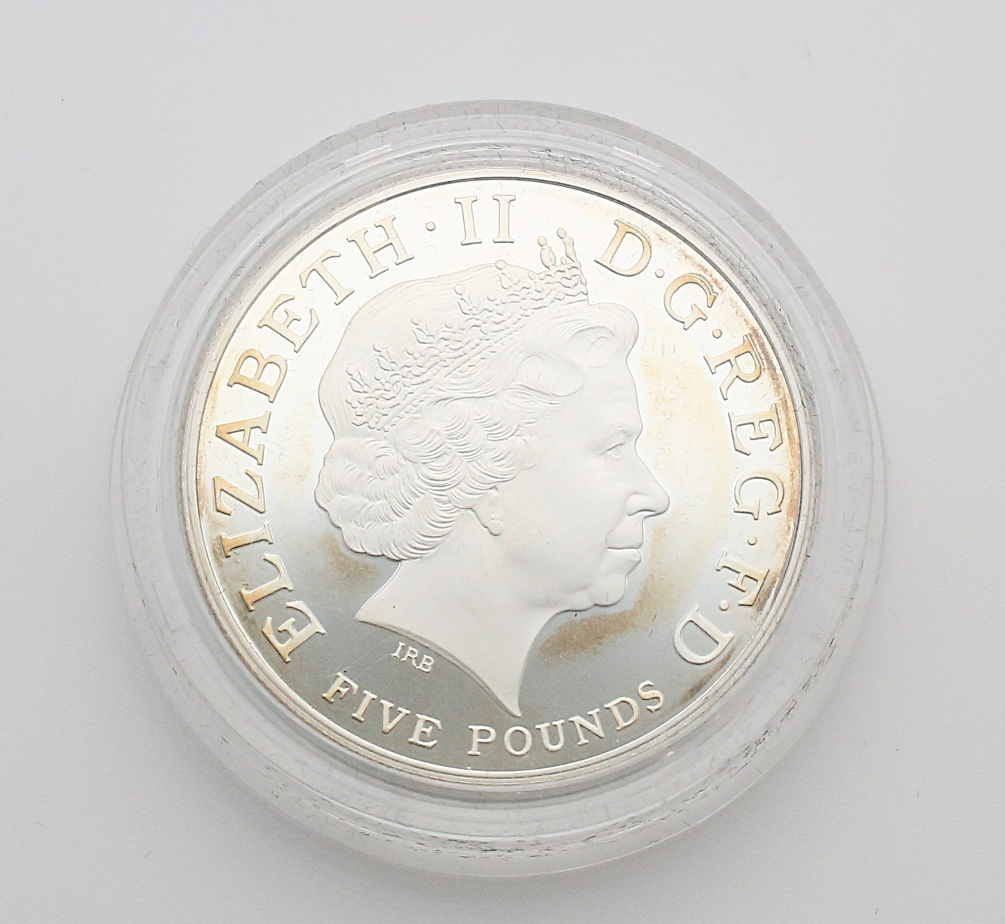 The Royal Mint 2009 Silver Proof Countdown to London Swimming Olympic Coin, 5 Pounds