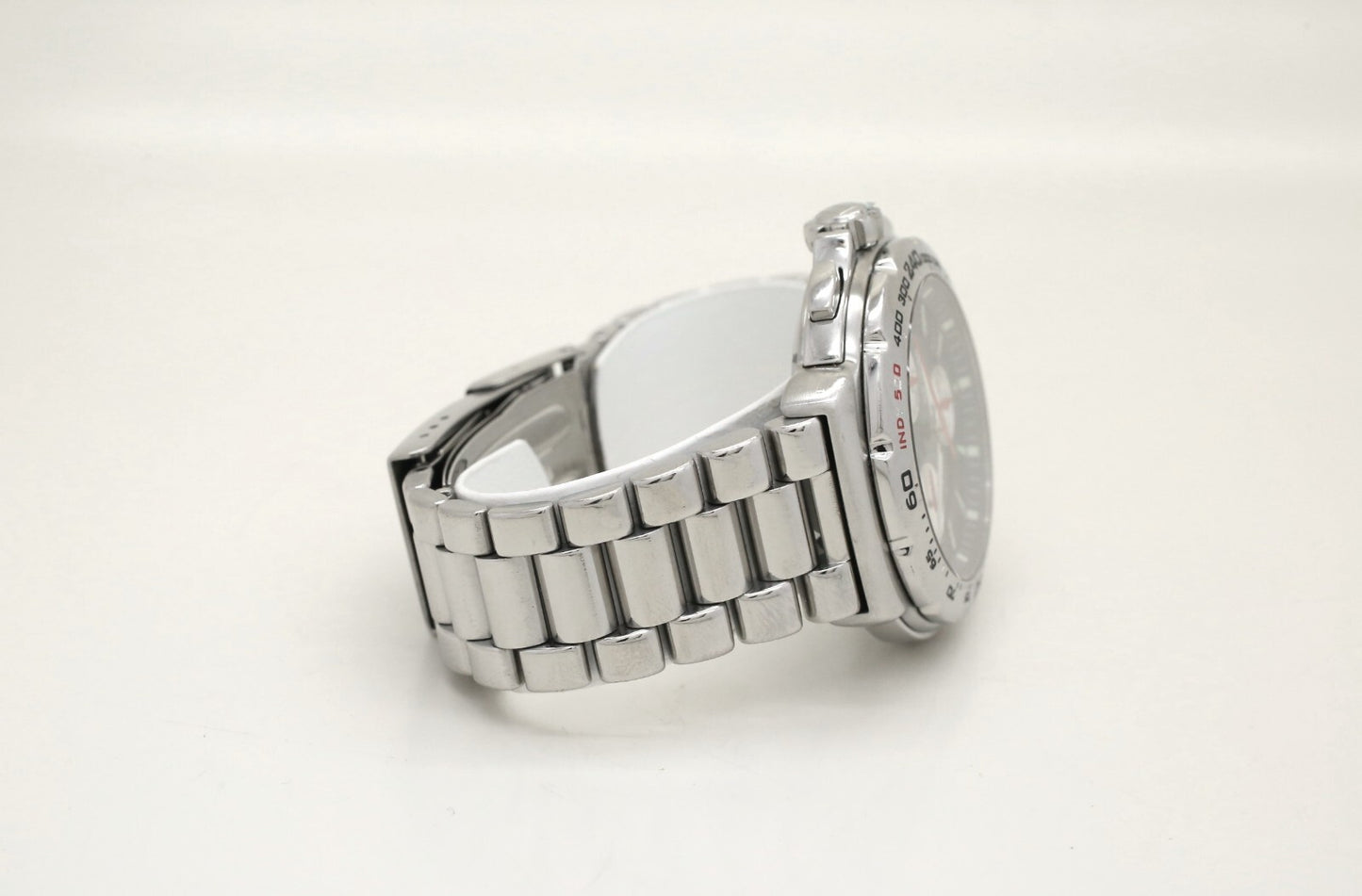 Tag Heuer CAC1111B-0 Quartz Chronograph Date Black Dial Watch 40mm