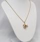 14k Yellow Gold Fish Pendant Necklace, 18 inches - 5.8g