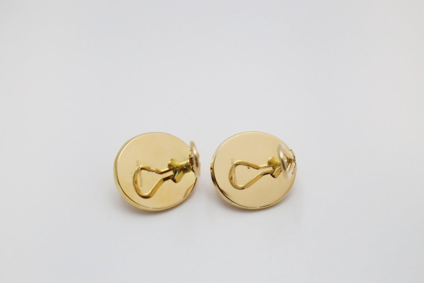 Tiffany & Co. 18k Yellow Gold Clip On Earrings, 17.4g