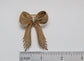 Vintage 14k Yellow Gold Diamond Ribbon Brooch - 13.3g