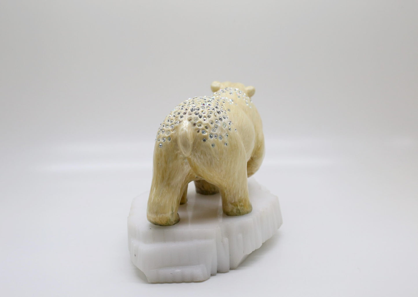 Jay Strongwater Berenger Polar Bear Mama & Baby Figurine