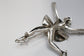 Vintage Sterling Silver Unicraft Ice Skater Brooch, 16.6g