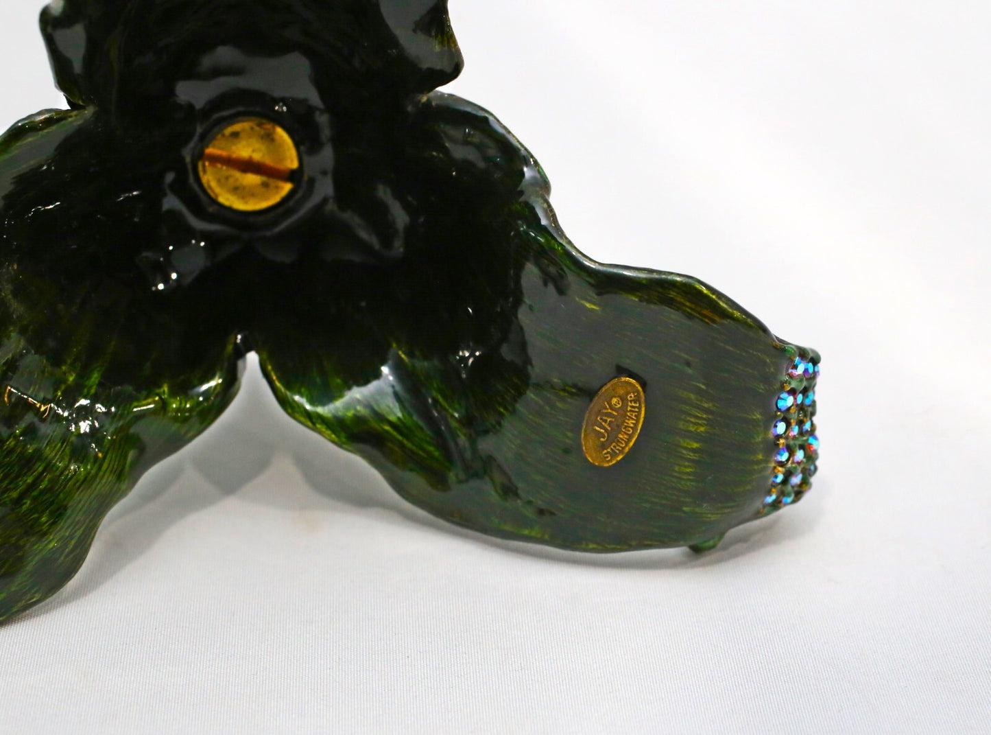 Jay Strongwater (2) Tall Floral Candlestick Holder