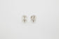 Tiffany & Co Sterling Silver Notes Round Wavy Circle Stud Earrings, 1.7g