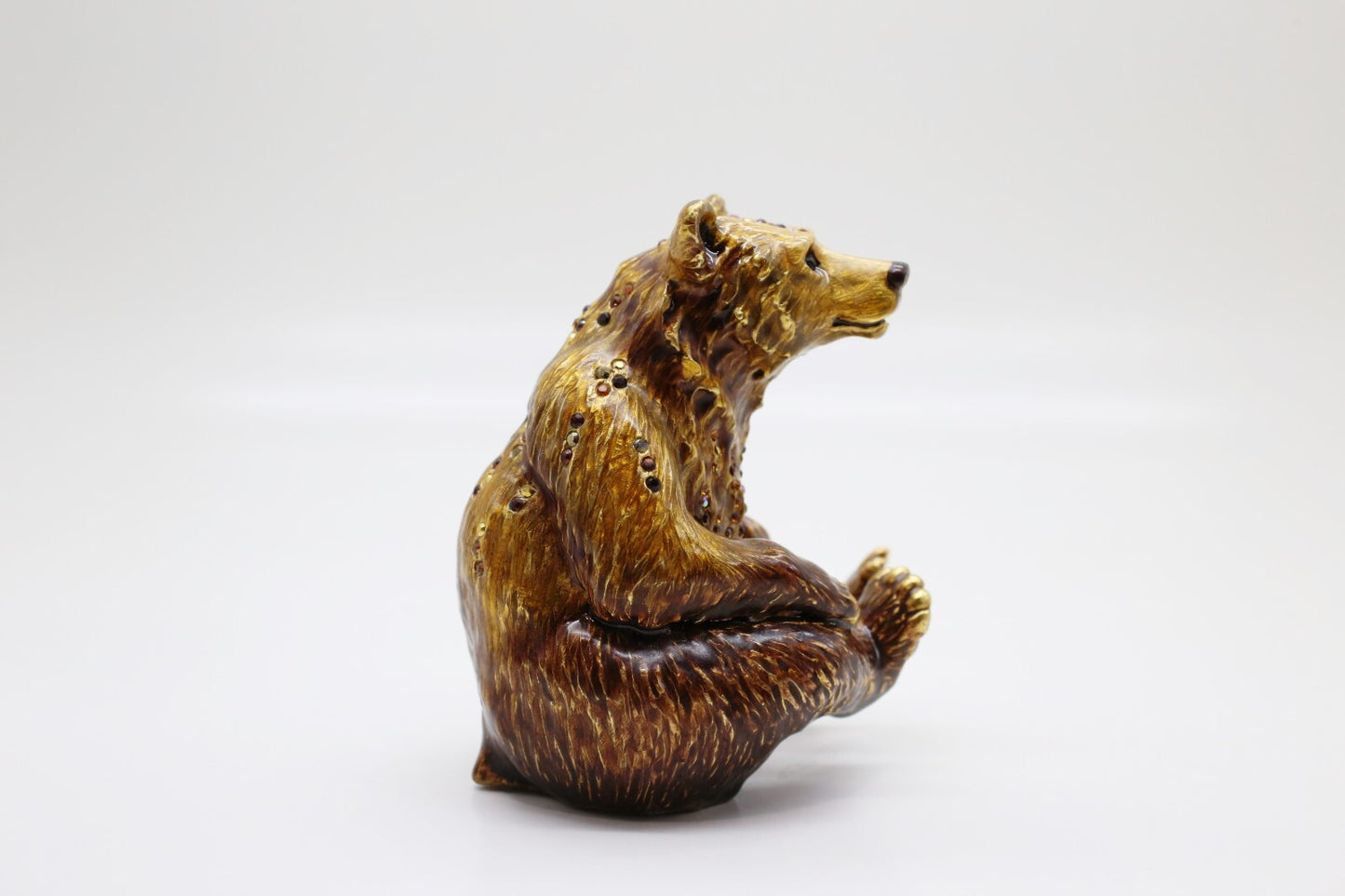 Jay Strongwater Highland Fling Collection "Bart" Bear Figurine
