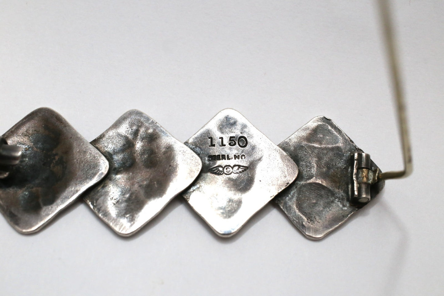 Vintage Sterling Silver Classical Portrait Panel Brooch, 12.7g