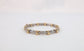 14k White & Yellow Gold Diamond Tennis Bracelet, 7 inches - 16.0g