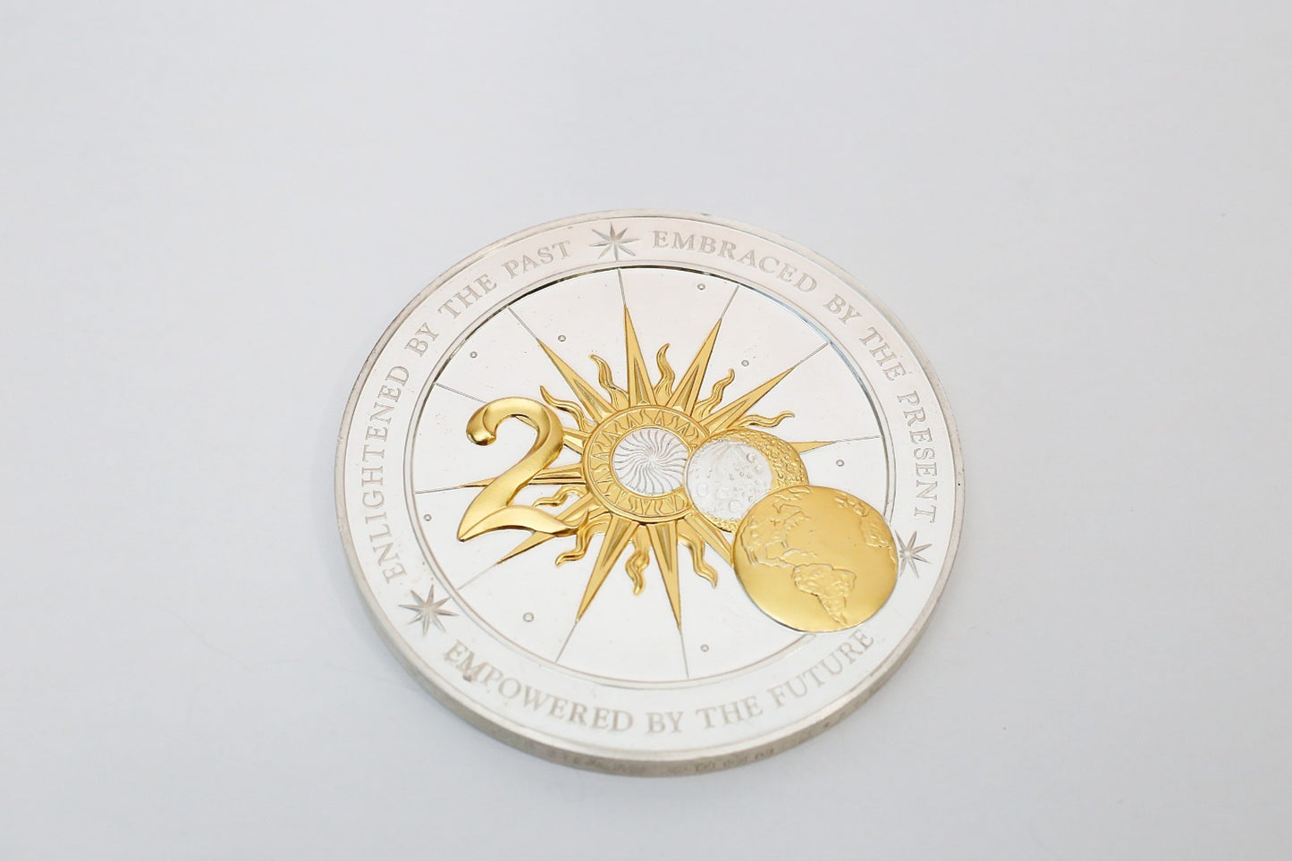 2000 The Franklin Mint Sterling Silver Annual Calendar, 7.46oz