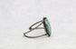 Vintage Sterling Silver Turquoise Cuff Bracelet, 6.75 inches - 21.5g