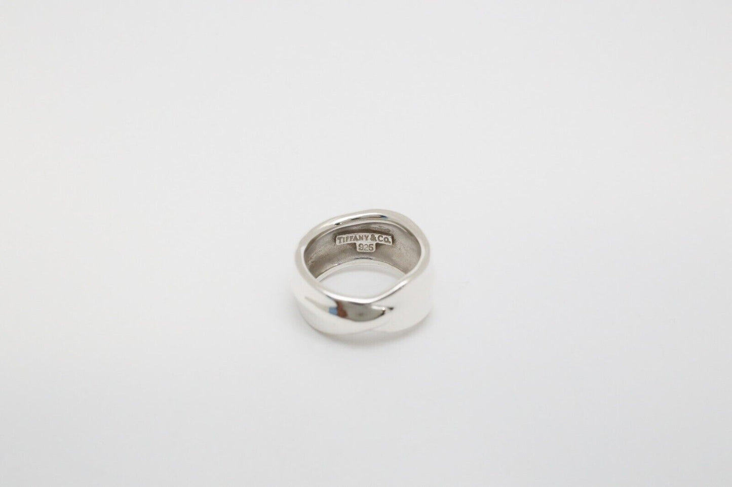 Tiffany & Co Sterling Silver Modernist Ring, Size 6 - 7.7g