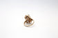 Art Deco 14k Yellow Gold Diamond Ring, Size 8.5 - 8.8g