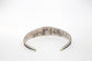 Mexico Sterling Silver Beaded Cuff Bracelet, 7 inches - 13.1g