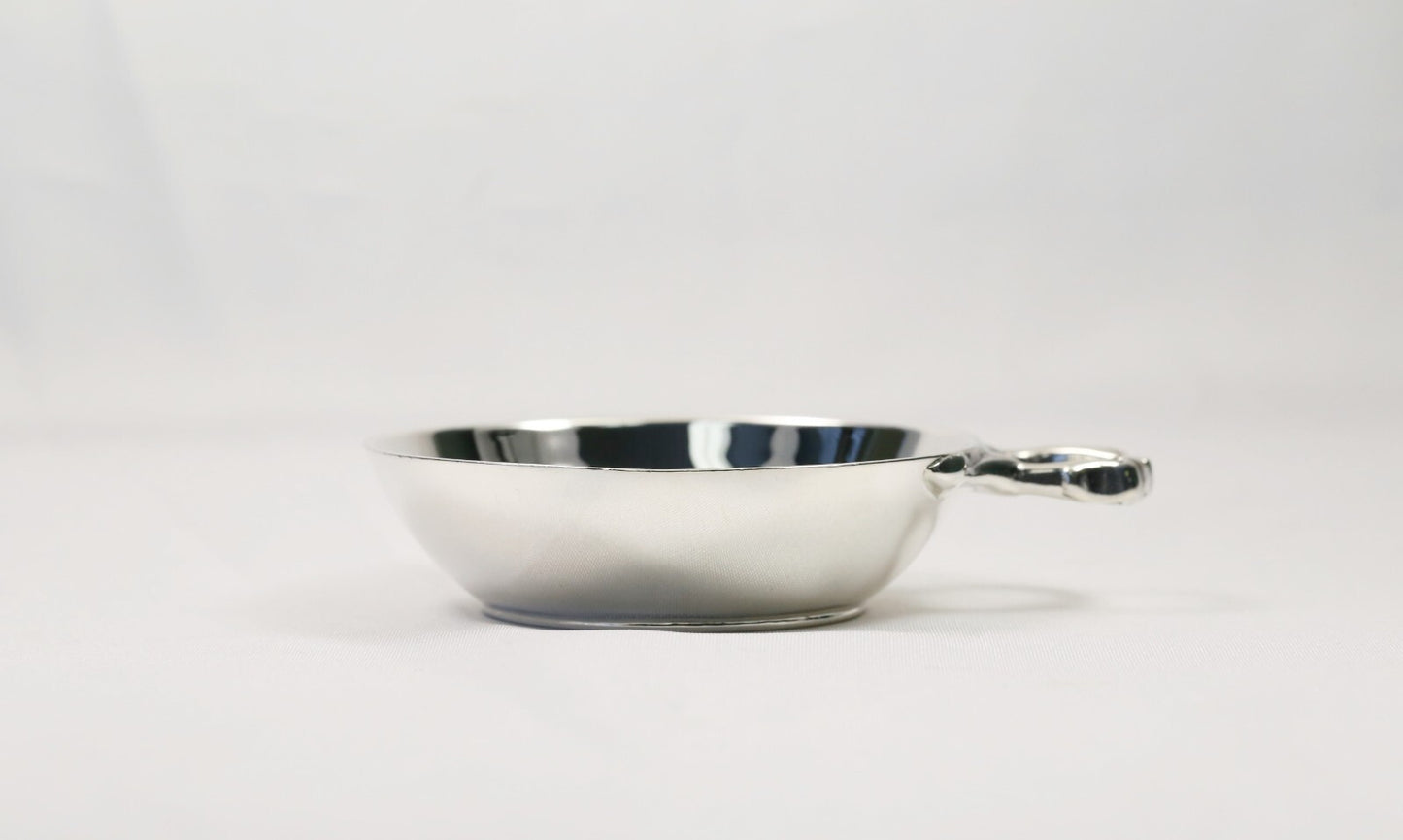 Tessiers Ltd London Sterling Silver Wine Taster Tastevin, 130.0g