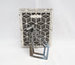 Weingeroff Gray Enamel 4.5in x 6.5in Picture Frame w/ Swarovski Crystals