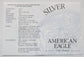 2003 W American Eagle 1oz Silver Proof Coin w/ Case, Box & COA