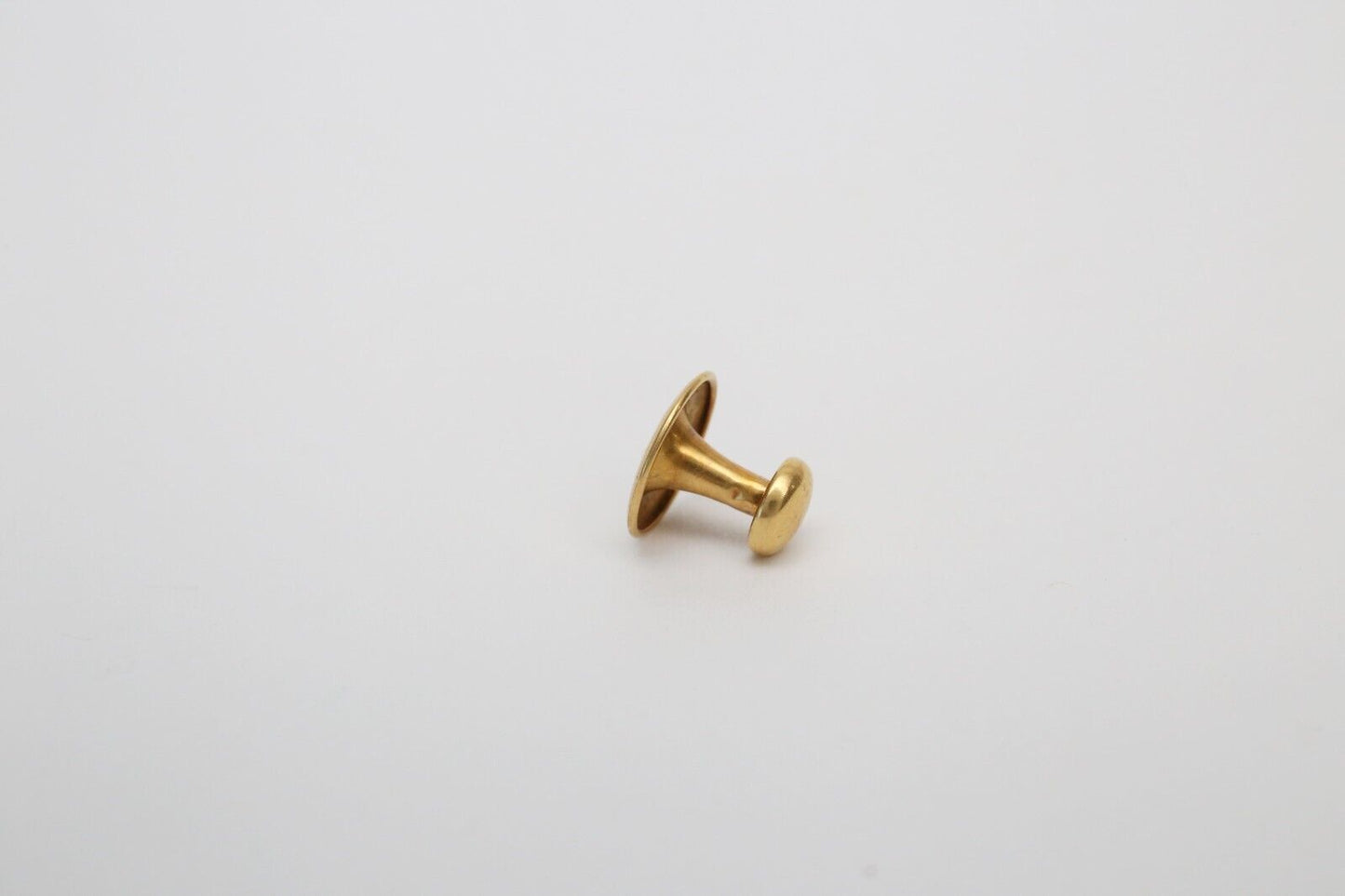 Vintage Tiffany & Co 18k Yellow Gold Single Shirt Stud, 1.5g