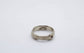 14k White Gold Handmade Tree Bark Ring, Size 6 - 3.8g