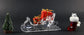 Swarovski Silver Crystal 205165 Holiday Sleigh Figurine
