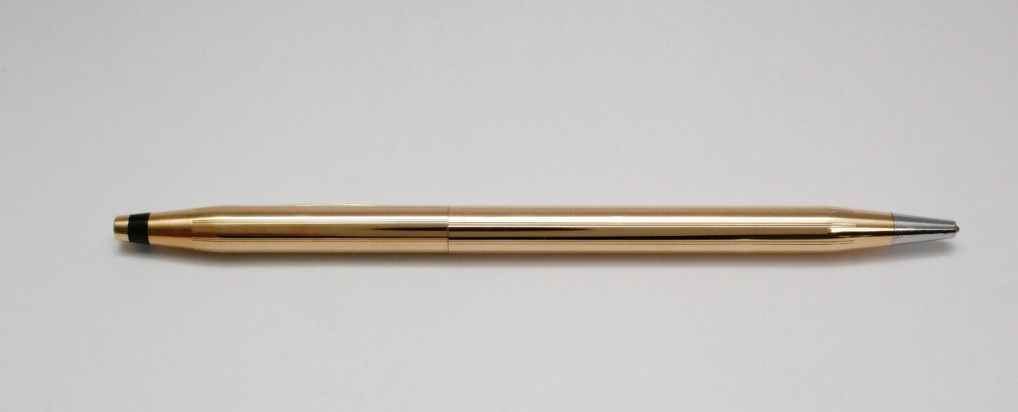 Vintage 14k Yellow Gold Cross Mechanical Ball Pen, 16.5g