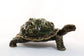 Jay Strongwater Large Turtle Trinket Box with Swarovski Crystals