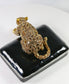 Jay Strongwater Leopard Trinket Box, Signed 2003