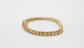 14k Yellow Gold Diamond Tennis Bracelet, 7 inches - 13.7g