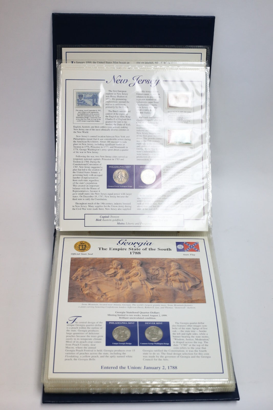 Statehood Quarters Collection Postal Commemorative Society (Vol 1)