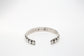 Sterling Silver Beaded Cuff Bracelet, 6.75 inches - 18.8g
