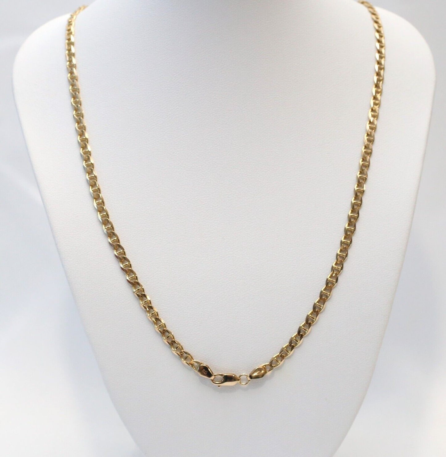 14k Yellow Gold Gucci/Mariner Link Chain, 19.5 inches - 12.5g