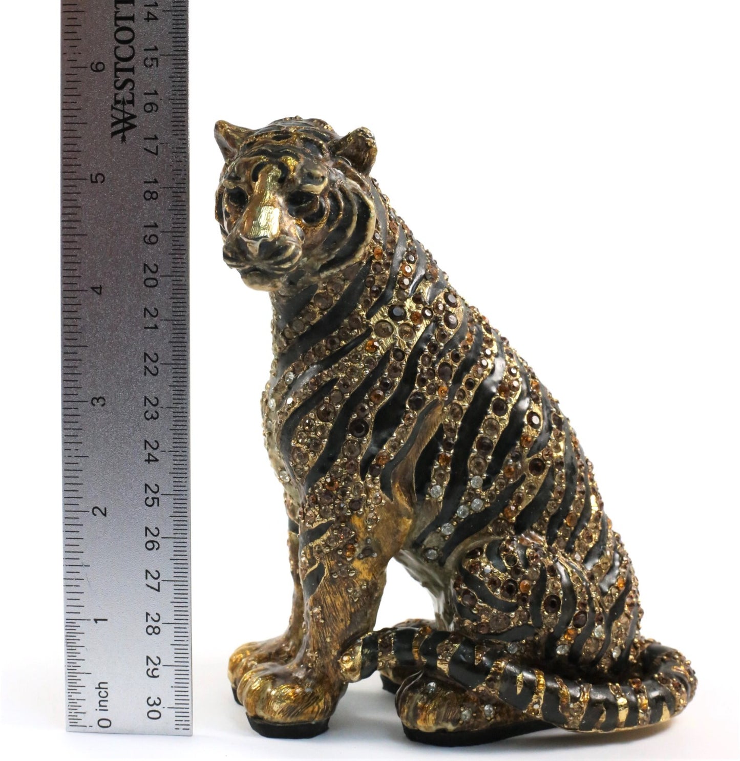 Jay Strongwater Sitting Tiger Figurine