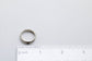 14k White Gold Handmade Tree Bark Ring, Size 6 - 3.8g